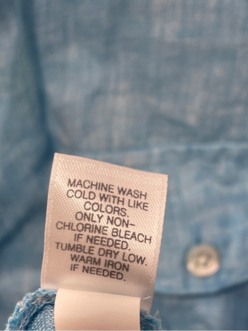 J.Jill Love Linen Aqua Blue 100% Linen Long Sleeve Button Front Top Resort Wear - Picture 6 of 6